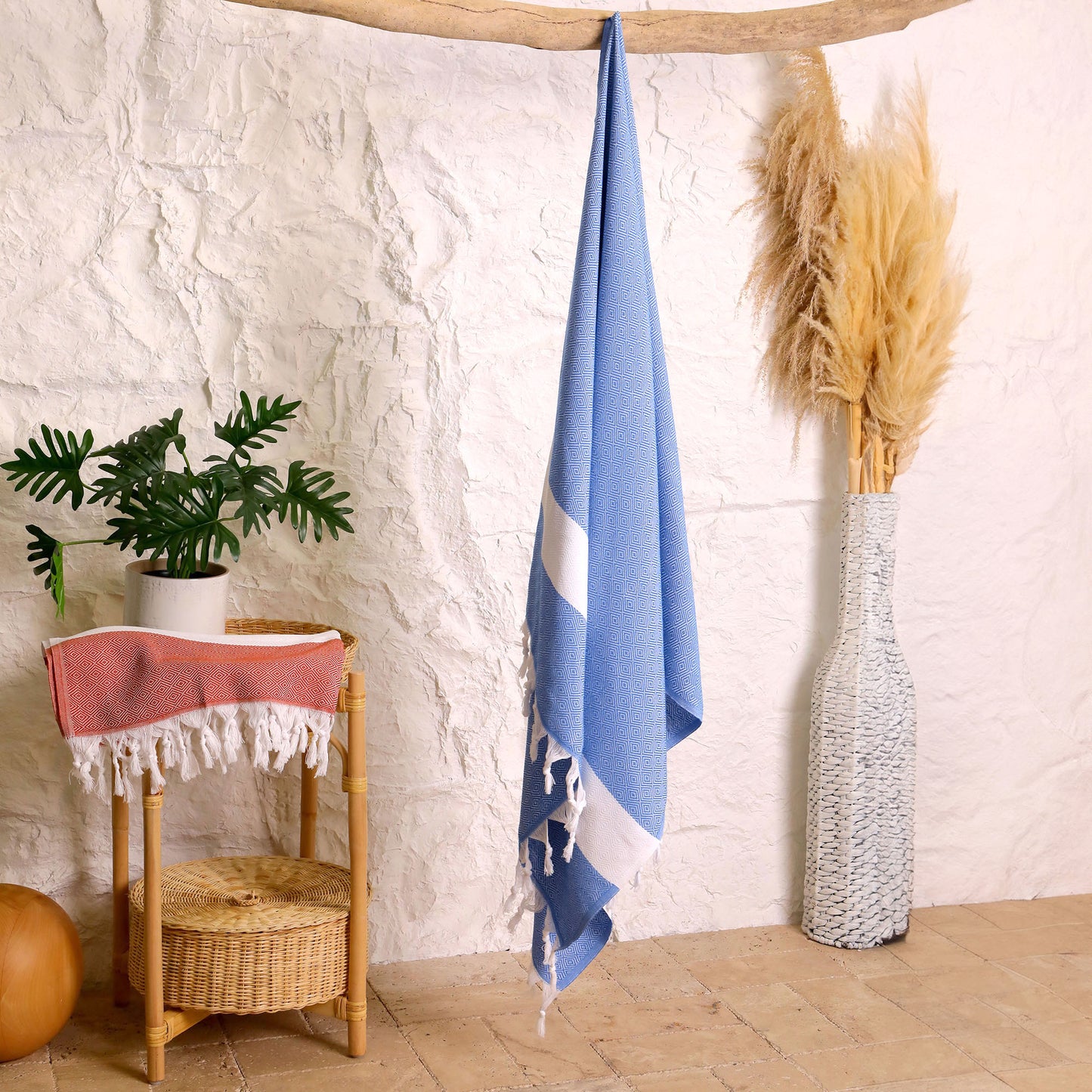 EcoLuxe Turkish Bath Beach Towels 100x200cm